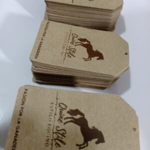 Etiquetas en Cartón (1000 Unidades)